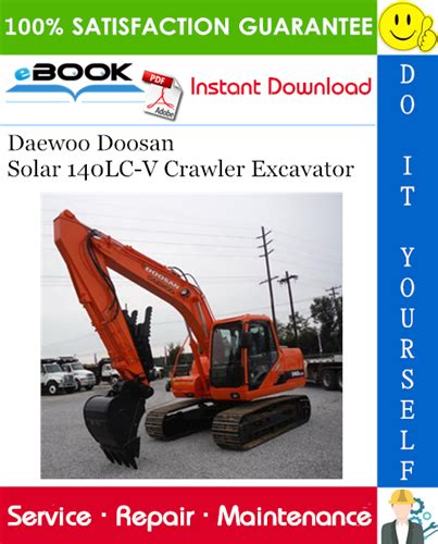 Daewoo Doosan Solar 140lc V Crawler Excavator Service Repair Manual