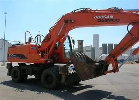 Daewoo Doosan Solar 210w V Wheel Excavator Service Shop Repair Manual