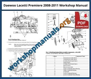 Daewoo Lacetti Factory Service Repair Manual Download Pdf