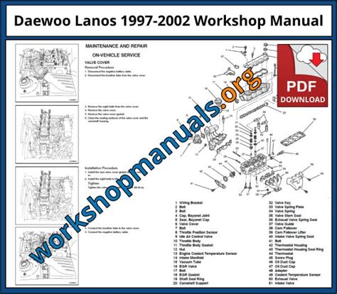 Daewoo Lanos 1999 Repair Service Manual Pdf