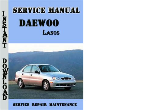 Daewoo Lanos 1999 Service Repair Manual