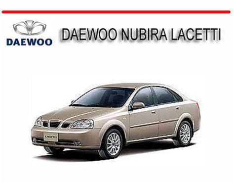 Daewoo Nubira 2002 2008 Repair Service Manual Pdf