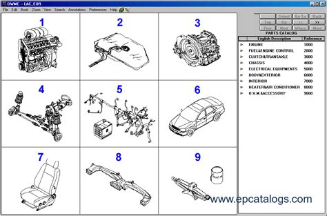 Daewoo Parts Catalogue