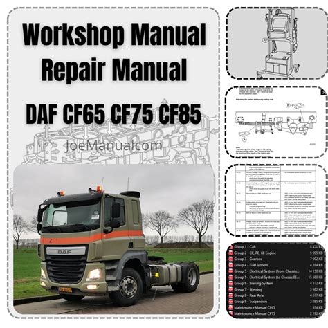 Daf Cf65 Cf75 Cf85 Series Full Service Repair Manual