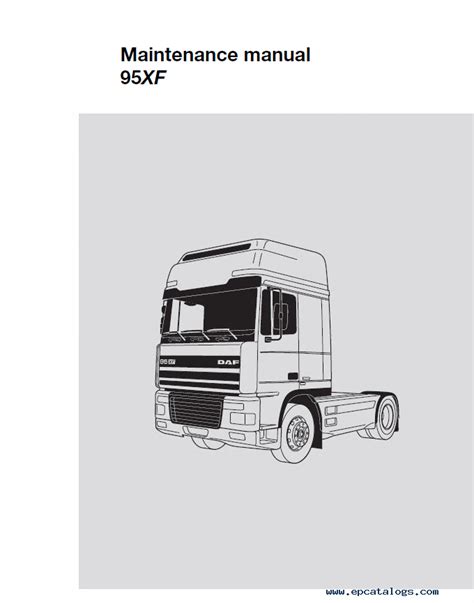 Daf Cf65 Cf75 Cf85 Series Workshop Service Manual Pdf