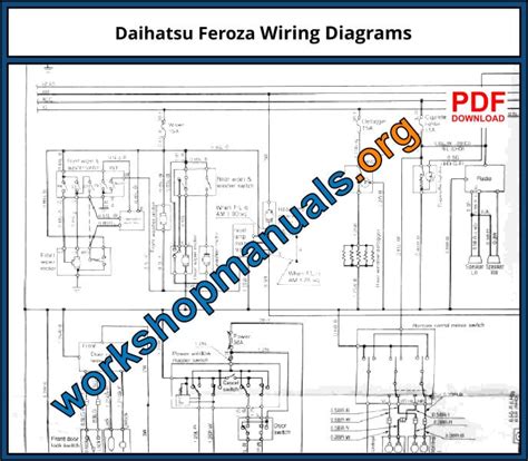 Daihatsu Feroza Wiring Diagram