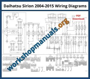 Daihatsu Sirion Master Repair Electrical Body Manual