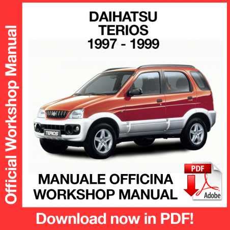 Daihatsu Terios J100 1997 1999 Workshop Service Manual Pdf