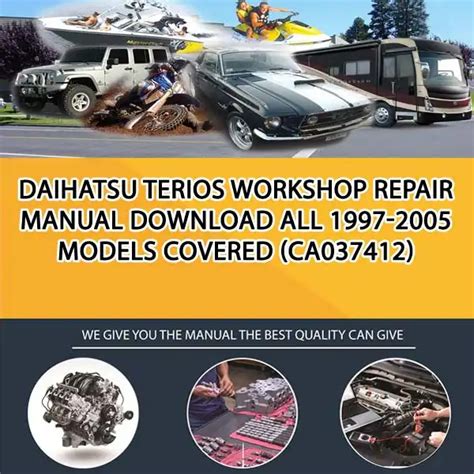 Daihatsu Terios Pdf Service Repair Workshop Manual 1997 2005