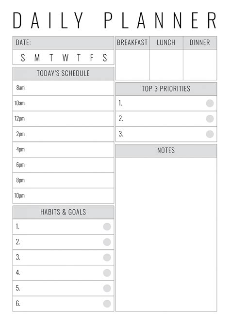Daily Notes Printable