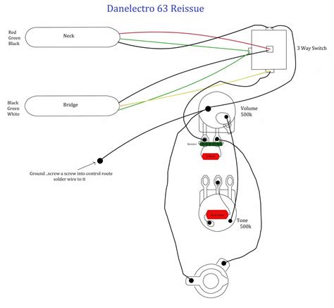 Danelectro Wiring Schematic