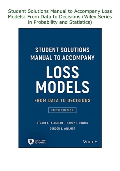 Data Models And Decisions Solution Manual