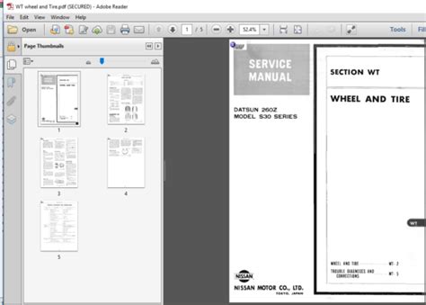 Datsun 260z Pdf Service Repair Workshop Manual 1974 Onwards