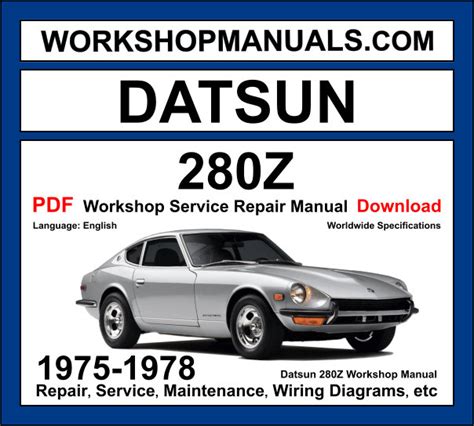 Datsun 280z 1975 Service And Repair Manual