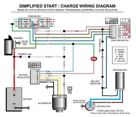 Datsun 521 Wiring Diagram