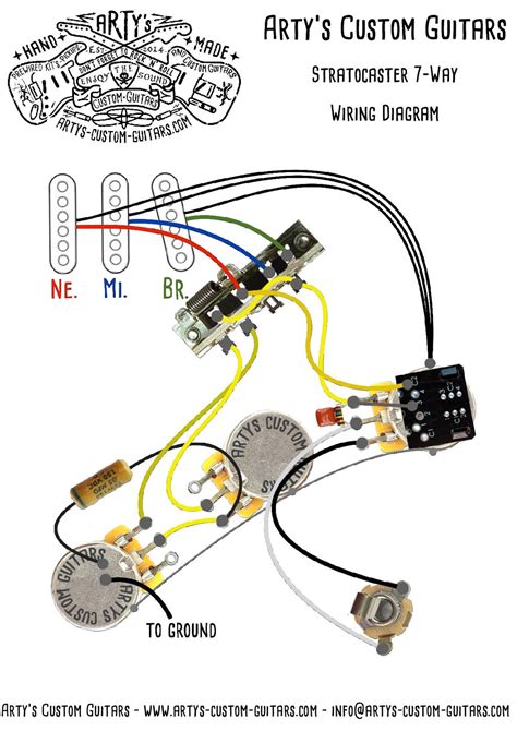 Dave Gilmour Stratocaster Wiring Diagram