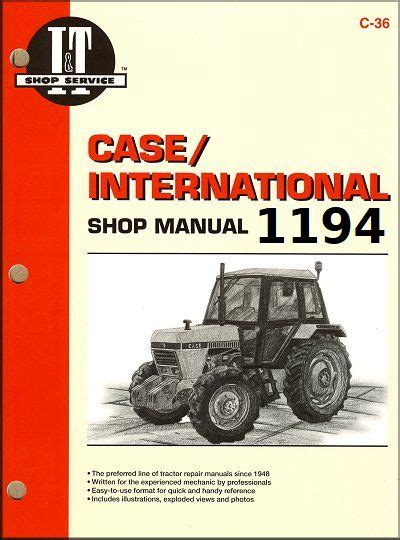 David Brown Ih Case 1194 Tractor Repair Service Manual Download