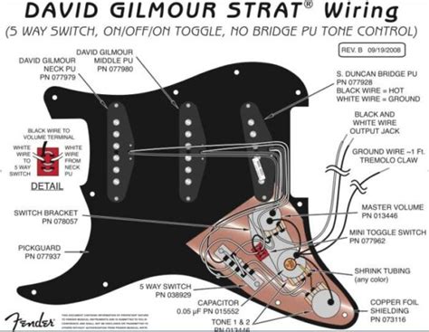 David Gilmour Stratocaster Wiring Diagram