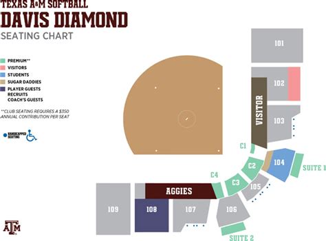 Davis Diamond Seating Chart