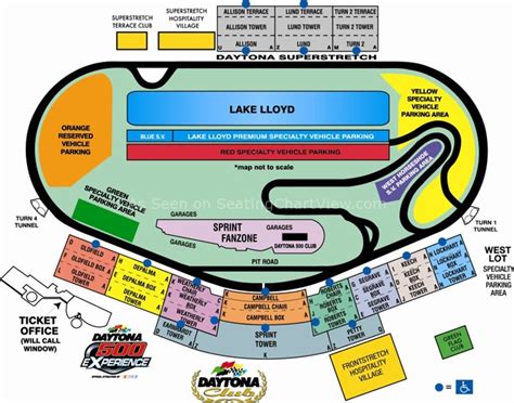 Daytona International Seating Chart