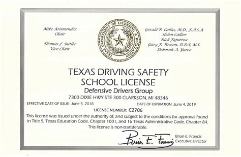 Defensive Driving Course Online With Printable Certificate Texas