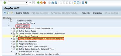 Define Rules For Determination Of Master Form Template