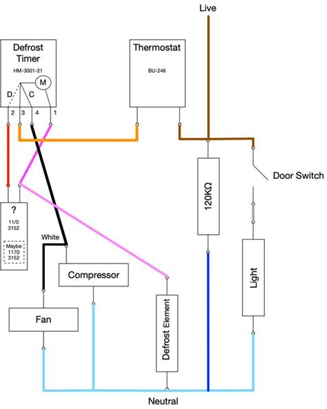 Defrost Timers Wiring Diagram 12 Volts