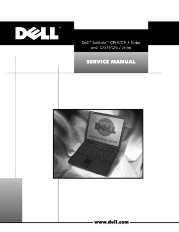 Dell Latitude Cpx H Plus Laptop Service Repair Manual