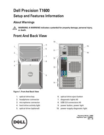 Dell T1600 Manual