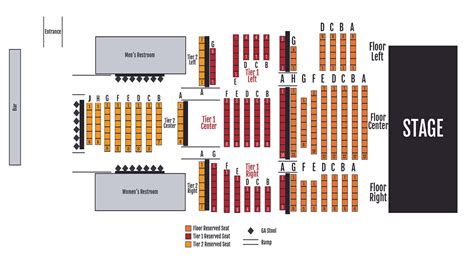 Delmar Hall Seating Chart