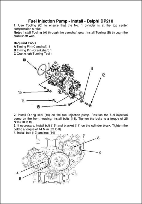 Delphi Workshop Manual Dp210 Fuel Injection Pump