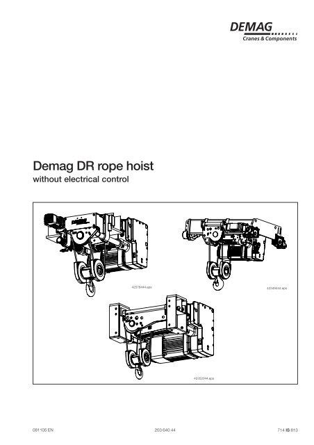 Demag Hoist Wireless Controll Wiring Diagram