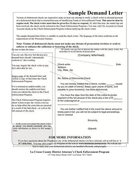 Demand Letter Template