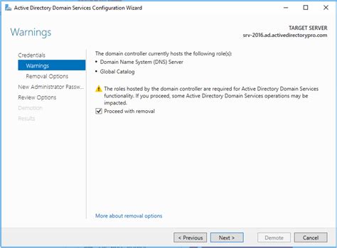 Demote Domain Controller 2012 Global Catalog