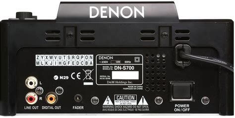 Denon Dn S700 Table Top Single Cd Mp3 Player Service Manual