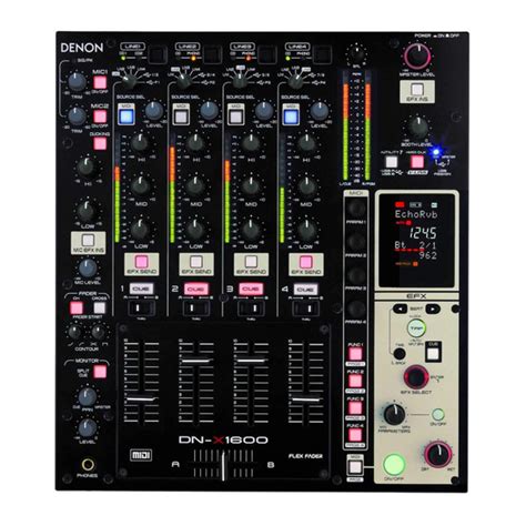 Denon Dn X1600 Dj Mixer Service Manual Download