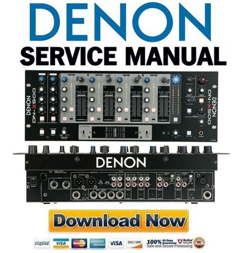 Denon Dn X500 Dj Mixer Service Manual Download