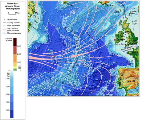 Depth Chart Of Atlantic Ocean