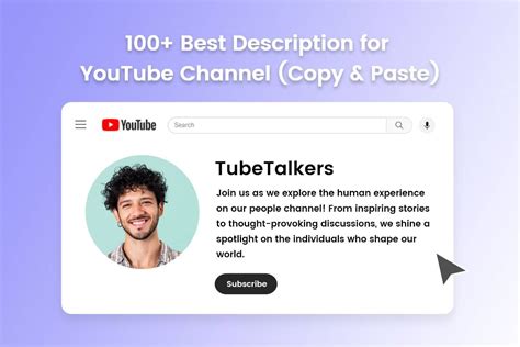 Description Template Youtube