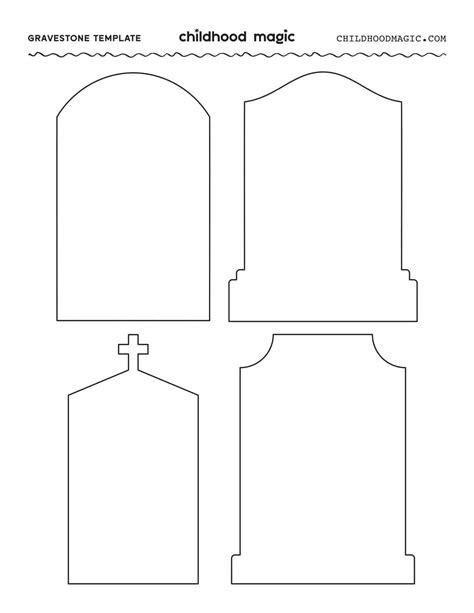 Design A Gravestone Template