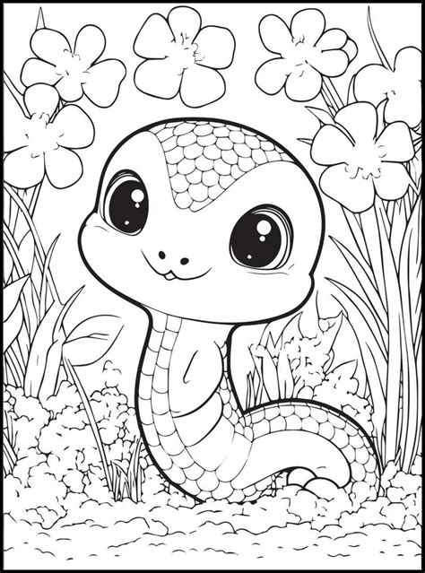 Detailed Cute Animal Coloring Pages
