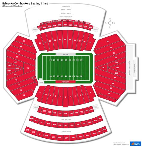 Detailed Memorial Stadium Seating Chart
