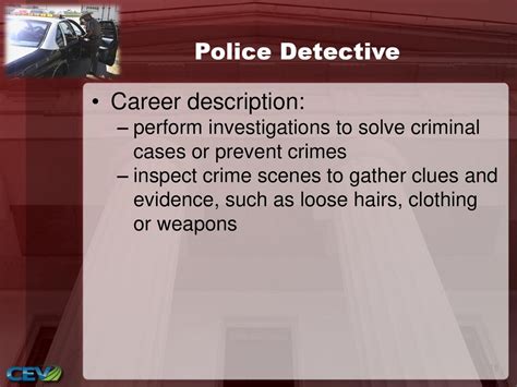 Detective Career Description