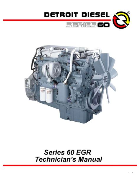 Detroit Diesel Engine Series 60 Service Repair Manual