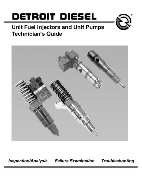 Detroit Diesel Unit Injectors Unit Pump Technician Manual