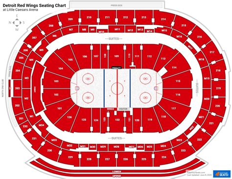Detroit Red Wings Seating Chart