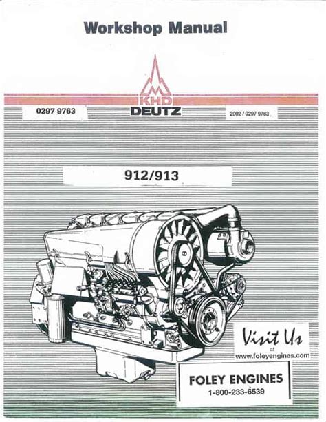 Deutz 912 913 Engine Factory Service Repair Manual Pdf