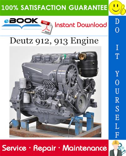 Deutz 912 913 Engine Service And Repair Manual