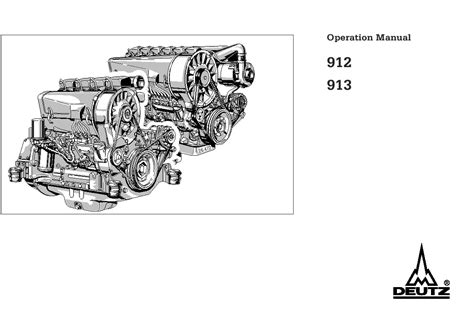 Deutz 912 913 Engine Service Repair Workshop Manual Download