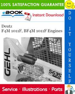 Deutz F4m 1011f Bf4m 1011f Engines Parts Manual